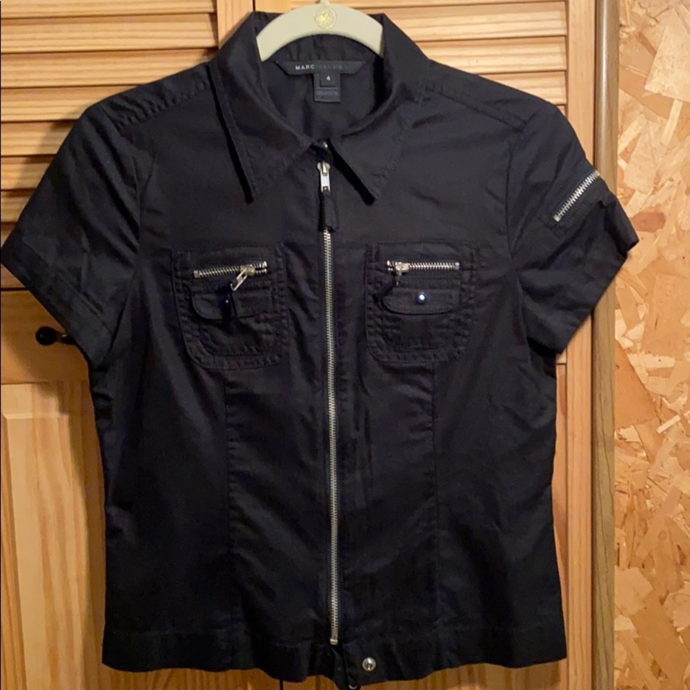 Vintage Marc Jacobs black zippered top